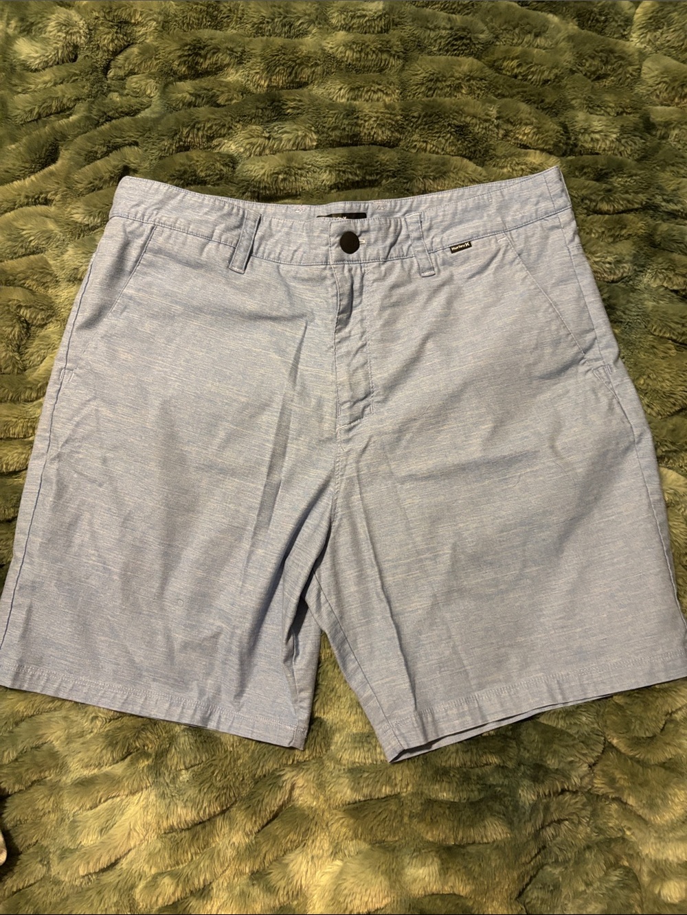 Hurley Light Blue Men's Casual Shorts